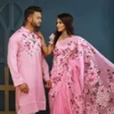 Japani silk Sharee Panjabi